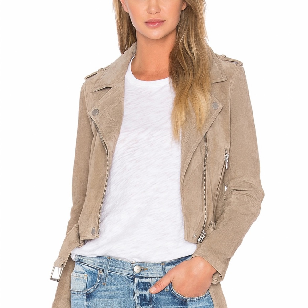 Blank NYC Suede Moro Jacket (dark brown)